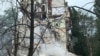 Жилой дом в Киеве, сильно пострадавший в результате российской атаки, 31 июля 2025 г.