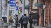 Казаки и полицейские в Краснодаре