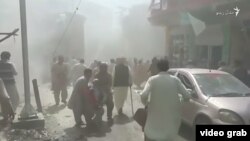 په پاړه چنار کې تر چاودنه وروسته حالت