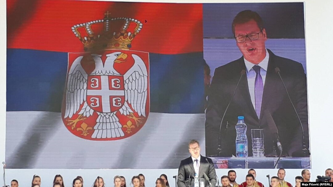 Predsednik Srbije Aleksandar Vučić u Severnoj Mitrovici