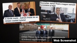 Kolaž tekstova iz mađarskih medija o bliskosti i povezanosti Polata Adnana i Viktora Orbana