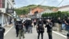 Policija u Novom Pazaru kod Državnog univerziteta, 29. jun 2025. 