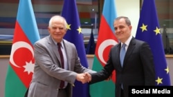 Josep Borrell and Jeyhun Bayramov