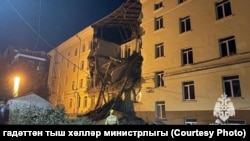 Уфада өлешчә ишелгән тулай торак бинасы 