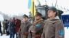 Митинг и художественная реконструкция к столетию боя под Крутами в Славянске, 29 января 2018 года