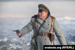 Аляксей Туровіч у ролі царскага афіцэра