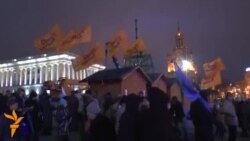 Студенти вигнали з Майдану людей з прапорами «Так Кличко»