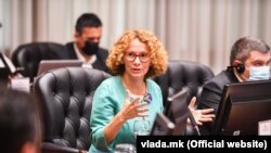Министерката за одбрана Радмила Шекеринска