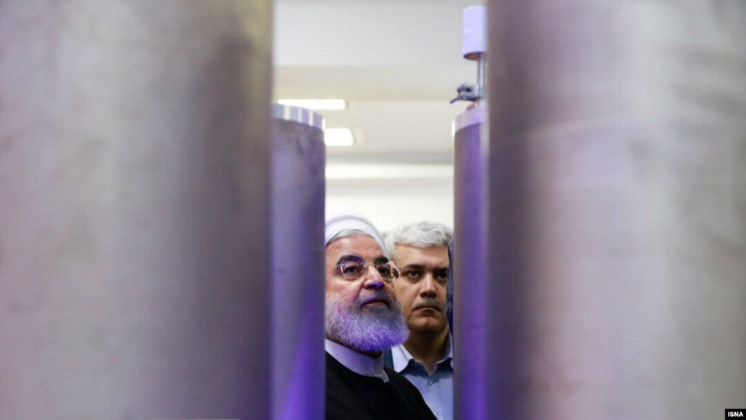 Iranski predsjednik Hasan Rohani prilikom posjete nuklearnom pogonu (arhiva)