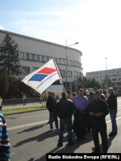Demonstranti na ulicama Novog Sada