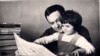 Іван Мележ з дачкой Ларысай, 1965 г. З фондаў БДАЛМ
