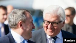 Андрей Дещица и министр иностранных дел Германии Франк-Вальтер Штайнмай