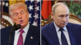 АКШ президенти Дональд Трамп, Орусиянын лидери Владимир Путин