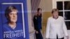 Бившата канцлерка на Германия Ангела Меркел на представянето на книгата си "Свобода" в Deutsches Theater в Берлин, Германия, 26 ноември 2024 г. 