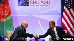 Встреча президентов Афганистана и США