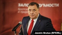 Predsjedavajući Predsjedništva Bosne i Hercegovine Milorad Dodik. Istočno Sarajevo, Bosna i Hercegovina 14. decembar 2020
