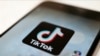 Logo TikToka na mobilnom telefonu, 28. septembar 2020.
