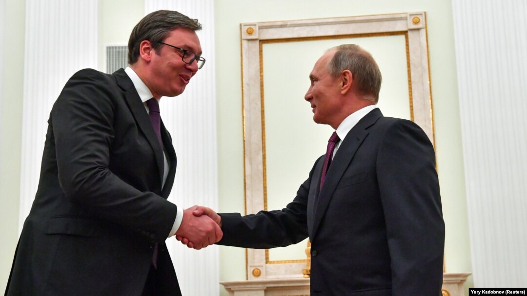 Poseta predsednika Srbije i lidera vladajuće Srpske napredne stranke Moskvi i Vladimiru Putinu u oktobru 2018.