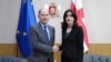 ბოჭორიშვილი ჰერჩინსკის განცხადებას ეხმაურება. ფოტოზე: პაველ ჰერჩინსკისა და მაკა ბოჭორიშვილის ჯერჯერობით ერთადერთი შეხვედრა. 2024 წლის 9 დეკემბერი