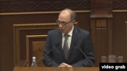 Министр иностранных дел Армении Ара Айвазян, Ереван, 10 февраля 2021 г.