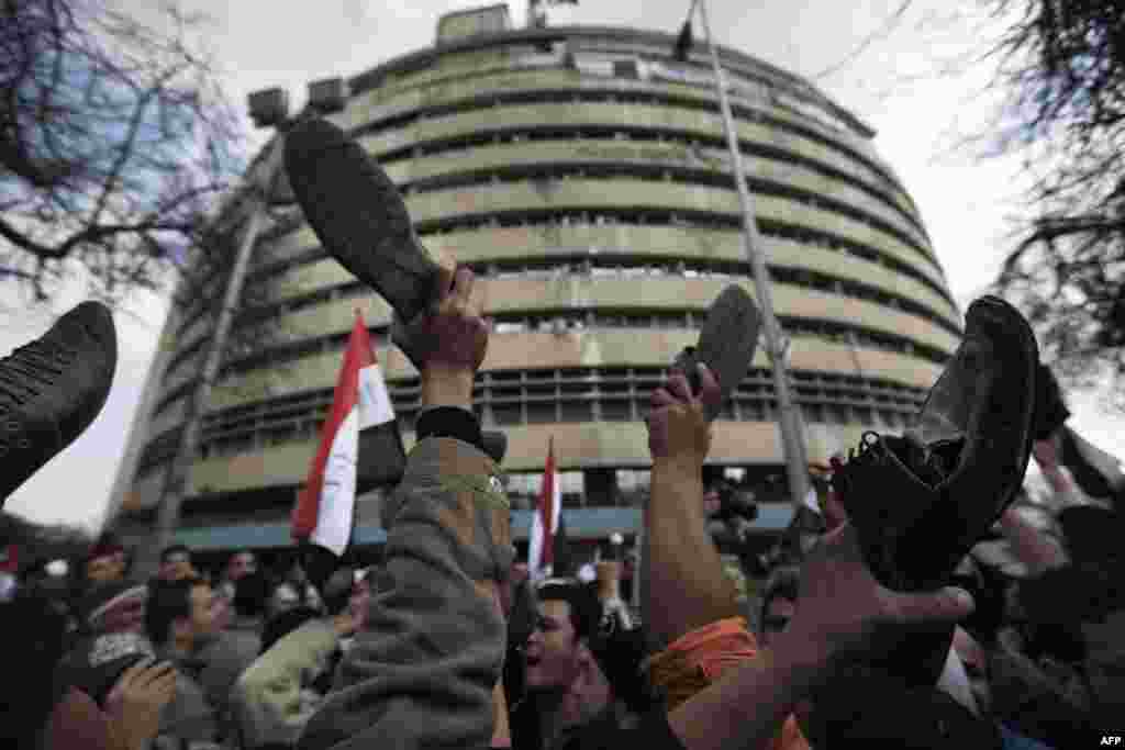 Kairo, 11.02.2011. Foto: AFP / Marco Longari 