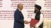 د فبرورۍ پر ۲۹مه نېټه په قطر کې طالبانو او امريکا لوظنامه لاسليک کړه