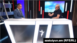 Жирайр Сефилян в студии Азатутюн ТВ, Ереван, 24 августа 2021 г.