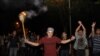 Участники акции протеста против пыток заключенных. Тбилиси, 19 сентября 2012
