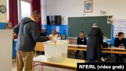 Glasanje na lokalnim izborima u BiH, Sarajevo, 6. oktobar 2024.