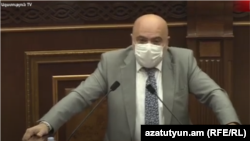 ՀՌԱՀ նախագահ Տիգրան Հակոբյանը ելույթ է ունենում Ազգային ժողովում, 17-ը հունիսի, 2020թ.