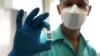 The medical worker in Belgrade`s Institute of Virology, Vaccines, and Sera (“Torlak”) is preparing to use the first doses of “Sputnik V,” Russian anti-coronavirus vaccinepurchased by Serbia. Serbia, Belgrade January 6. 2020. 