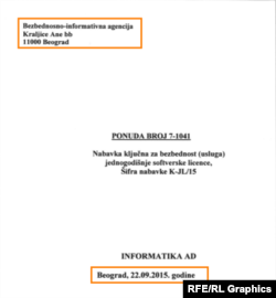 Понуда за набвка за БИА, септември 2015