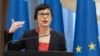 Comisarul european Marta Kos. Fotografie de arhivă.