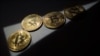 Адна з найбольш вядомых крыптавалютаў Bitcoin, ілюстрацыйнае фота