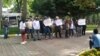 Туркменистанцы в Стамбуле протестуют против бездействия туркменского правительства в ликвидации последствий разрушительного урагана