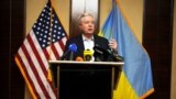 Линдси Грэм во время визита в Киев, 18 марта 2024 года