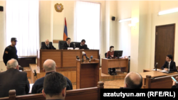 Պողոս Պողոսյանի գործով դատական նիստերից մեկը, փետրվար, 2020թ․