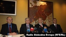 Lideri četiri stranke