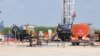 Serbia - The Oil Industry of Serbia (NIS) continues its activities on the construction of new oil drillhole in Palić, northern Vojvodina, August 2020