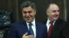 Экс-глава СНБ Артур Ванецян (слева) и глава ССС Сасун Хачатрян