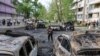 Руйнування в Оболонському районі Києва після атаки РФ, 4 травня 2025 року